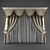 Elegant Drapery: Easy-to-remove Decorations 3D model small image 1