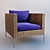 Modern Outdoor Armchair: B&B Italia 3D model small image 1