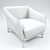 Elegant Trento Club Chair: Crafted in Vietnam 3D model small image 2