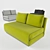 Compact and Chic: Softline City Sofa 3D model small image 1