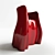 Fashion-inspired Bar Stool: The Skirt Stool 3D model small image 1