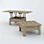 Cleo Convertible Coffee Table by Zegen 3D model small image 1