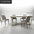 Modern Classic Dining Set 3D model small image 2