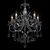 Elegant Fuji Chandelier 3D model small image 1