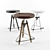 Rustic Briccole Bar-stool: Ello 3D model small image 1