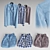 Vintage Shirts Collection 3D model small image 1