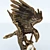 Majestic Eagle Timepiece 3D model small image 3