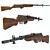 Precision Semi-Automatic Carbine 3D model small image 1
