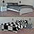 ASKVOL Bed: Sleek, Stylish, and Spacious 3D model small image 2