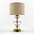 Elegant Jasmine Glass Lamp Base 3D model small image 1