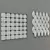 Vallelunga Calacatta VI: Elegant Geometric Tile 3D model small image 3