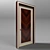 Elegant Palisander Door 3D model small image 1