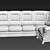 Elegant Diana Sofa by Tries 3D model small image 3