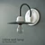 Vintage Ceramic Wall Lamp 3D model small image 1