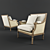 Classic Armchair 3D model small image 1