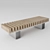 MAF Market Bench & Urn Set 3D model small image 2