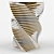  Twisted Ceramic Vase 3D model small image 1