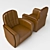 Luxury Mascheroni Armchair 3D model small image 2