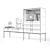 Elegant Italian Cabinet - ALCOR Storage 3D model small image 3