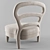 Elegant PROMEMORIA Nina Armchair 3D model small image 2
