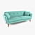 Elegant Hanford Sofa: Max 2015, Max 2012, FBX 3D model small image 1