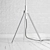 Industrial Metal Tripod Lamp - Manson du Monde 3D model small image 3