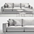Bo Concept Carlton Sofa 3D model small image 3