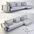 Luxurious Formerin Mastroianni Sofa 3D model small image 3