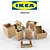 IKEA Dragan Bathroom Set 3D model small image 1