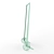 Portable Mirrored Floor Stand 3D model small image 2