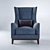 Luxury Viscount Costa Bella Chair 3D model small image 2