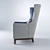 Luxury Viscount Costa Bella Chair 3D model small image 3