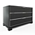 Sleek JNL Kushiro Wooden Dresser 3D model small image 1