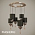 Elegant Nuare PL6 Pendant Light 3D model small image 1
