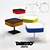 Tabisso Unita Low-Table: Sleek Design Solution 3D model small image 1