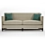 Chatham Sofa: Luxurious Comfort 3D model small image 2