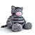 Playful Cat Figurine 3D Model 3D model small image 1