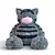 Playful Cat Figurine 3D Model 3D model small image 2