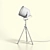 Vintage Tripod Lamp by Maisons du Monde 3D model small image 2