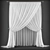 Classic Elegance: Timeless Curtains 3D model small image 1