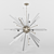 Elegant Chinese Chandelier 3D model small image 1