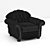 Italian SAT Export Armchair 3DMax 3D model small image 2