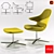 Infiniti Loop Lounge Set 3D model small image 1