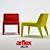 Artflex Delta: Modern Italian Easy Chair 3D model small image 1