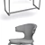 Poltrona Frau Montera Armchair & Fred Desk - Modern Elegance in One 3D model small image 3