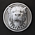 Regal Lion Sculpture - 590x590 mm 3D model small image 3