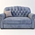 Elegant Royal Bella Sofa 3D model small image 4