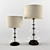 Elegant Glass Stacked Table Lamp 3D model small image 2