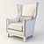 Elegant Viscount Costa Bella Chair 3D model small image 3