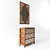 Exquisite Eastern Style Tanger Mirror and Dresser 3D model small image 2